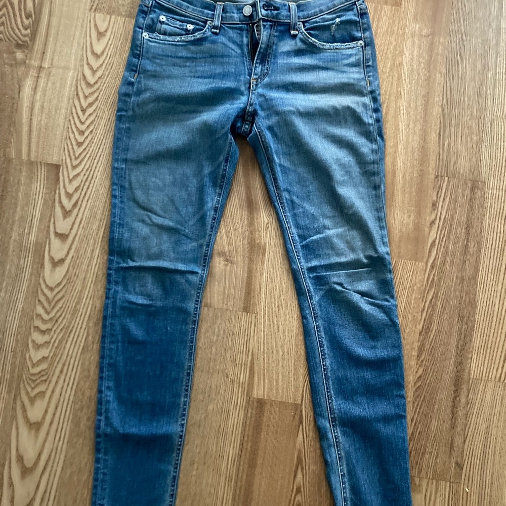 Rag&bone skinny jeans size 28 medium size wash